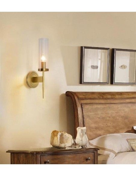 Clear Glass Shade Wall Sconces