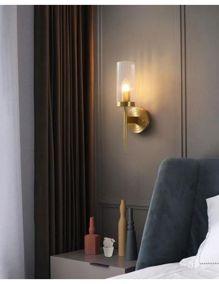 Clear Glass Shade Wall Sconces