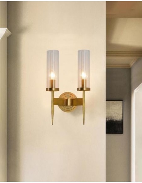 Clear Glass Shade Wall Sconces