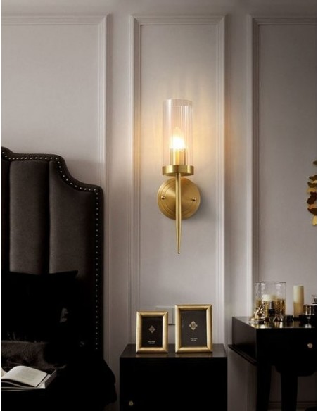 Clear Glass Shade Wall Sconces