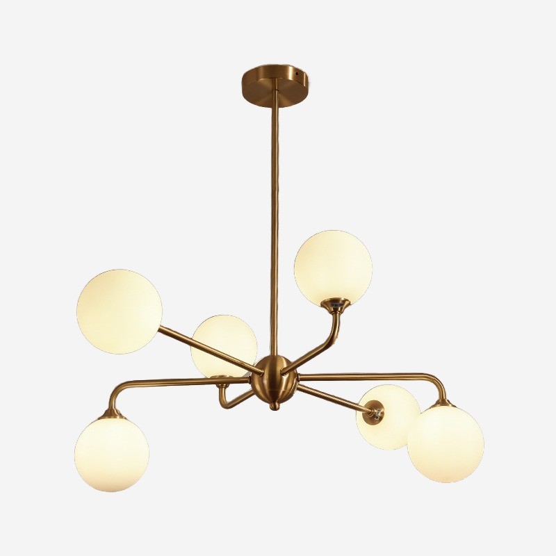 LUXURY Glass Ball Chandelier