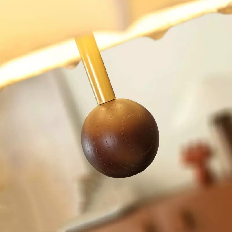 Lámpara colgante de tela francesa... Lámpara colgante de tela francesa...