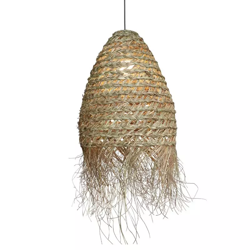 Lampada a Sospensione in Rattan...