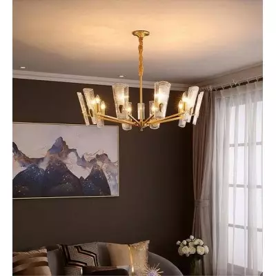Lampadario in dischi di... 2