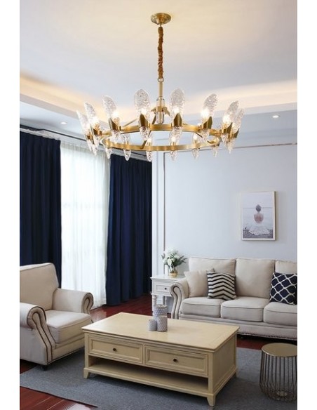 Chandelier/Brass