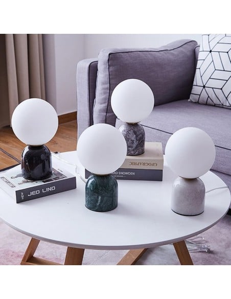 Marble table lamp