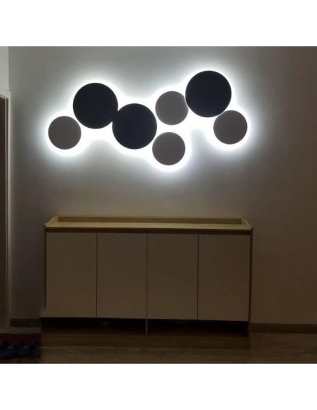 PUCK WALL ART | Fluorescent wall light