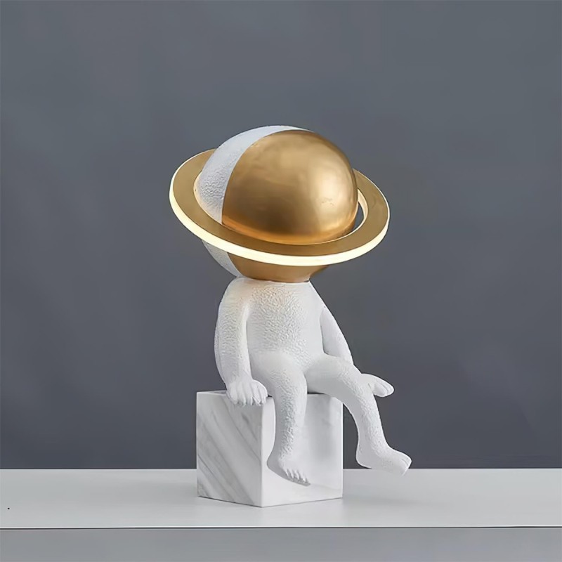 Lampada da tavolo moderna in resina...