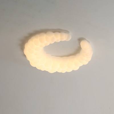 Cream Style Moon Ceiling Lamp 2