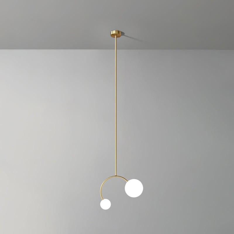Creatieve dubbele glazen Hanglamp KL236