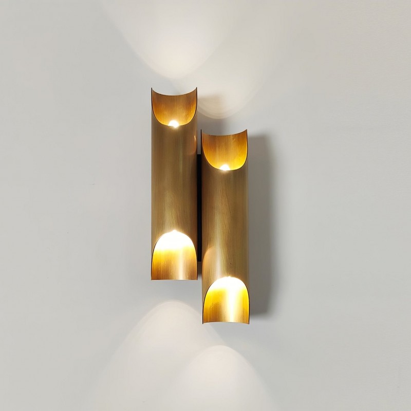 Brass Double Tube Wall Lamp KL274