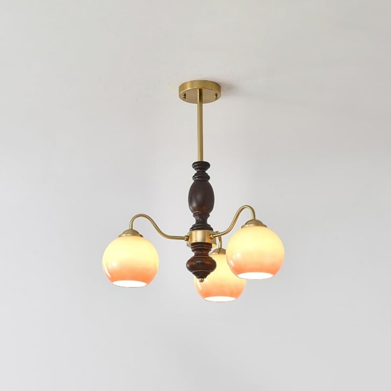 French Medieval Style Caramel Orb...
