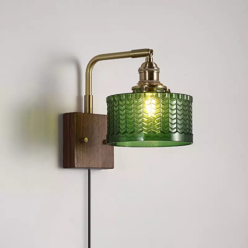 Vintage Plug In Wall Lamp for Bedroom...