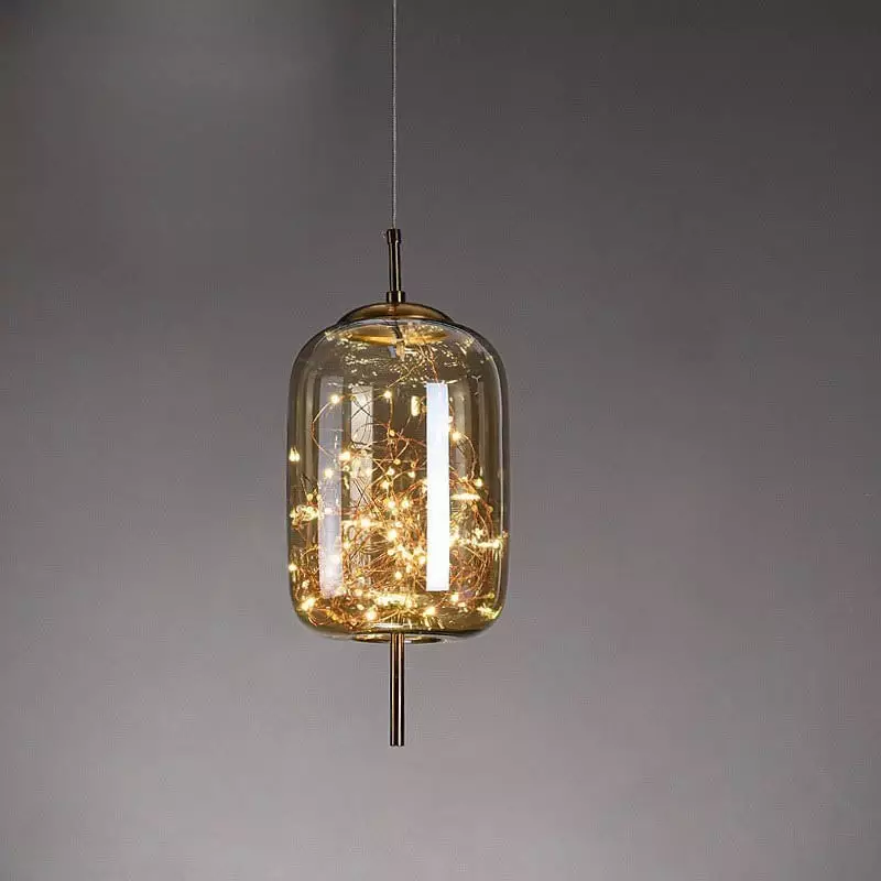 Scandinavian Cylinder Oval Glass...