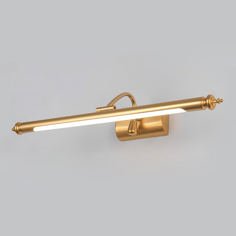 Lampada da parete a LED in ottone con...