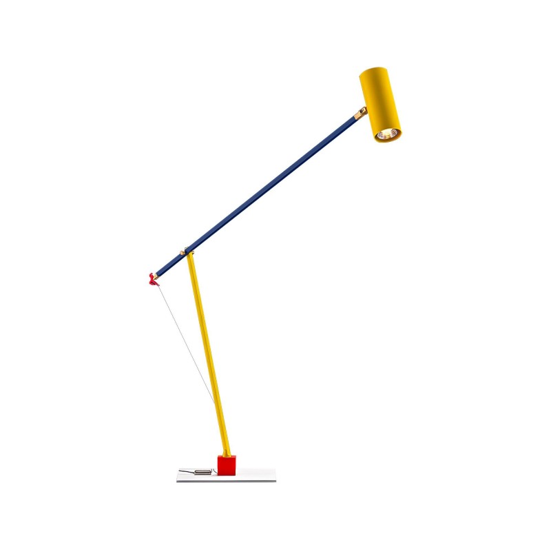 Lampada da tavolo multicolore con...