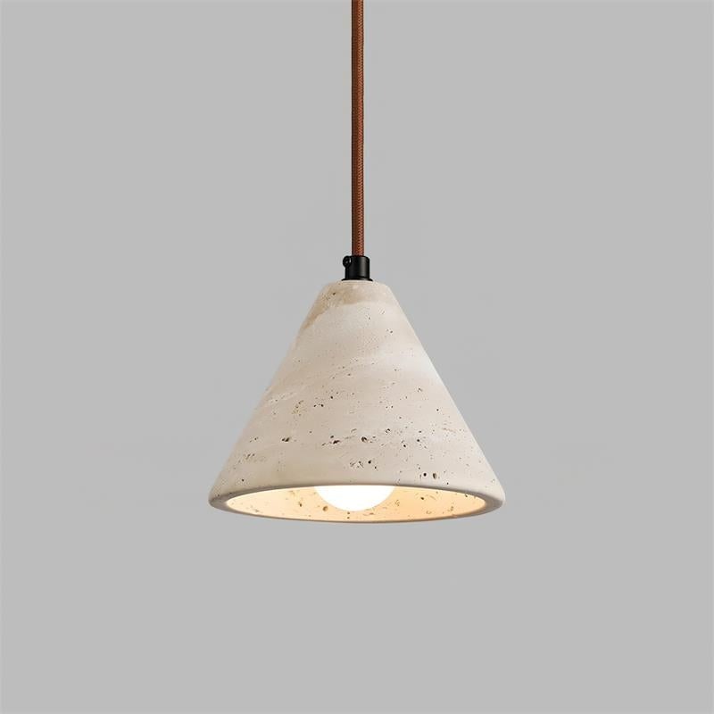 Lampe à suspension conique en...