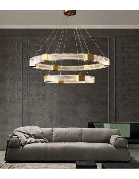 Parallel Ring LED Chandelier