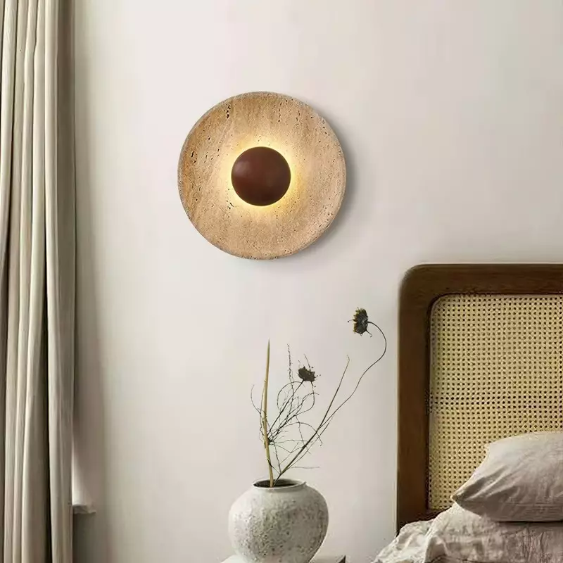 Artistic Stone Brown Wall Light Artistic Stone Brown Wall Light