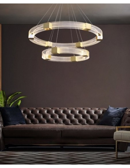 Parallel Ring LED Chandelier