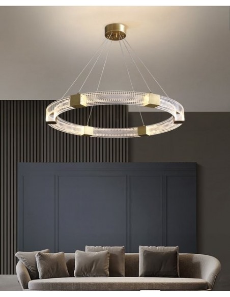 Parallel Ring LED Chandelier