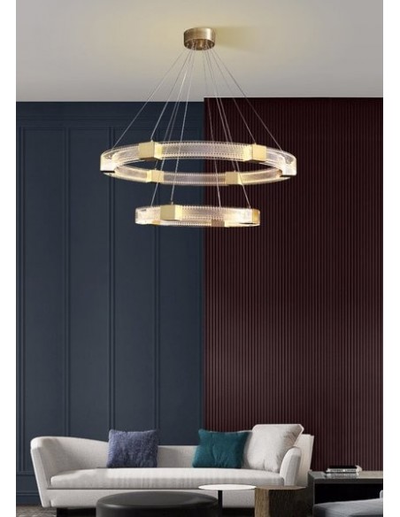 Parallel Ring LED Chandelier