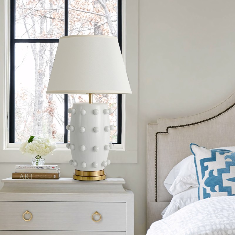 Modern Simple Dot Ceramic Table Lamp...