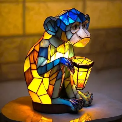 Magical Animal Statue Resin Table Lamp 2