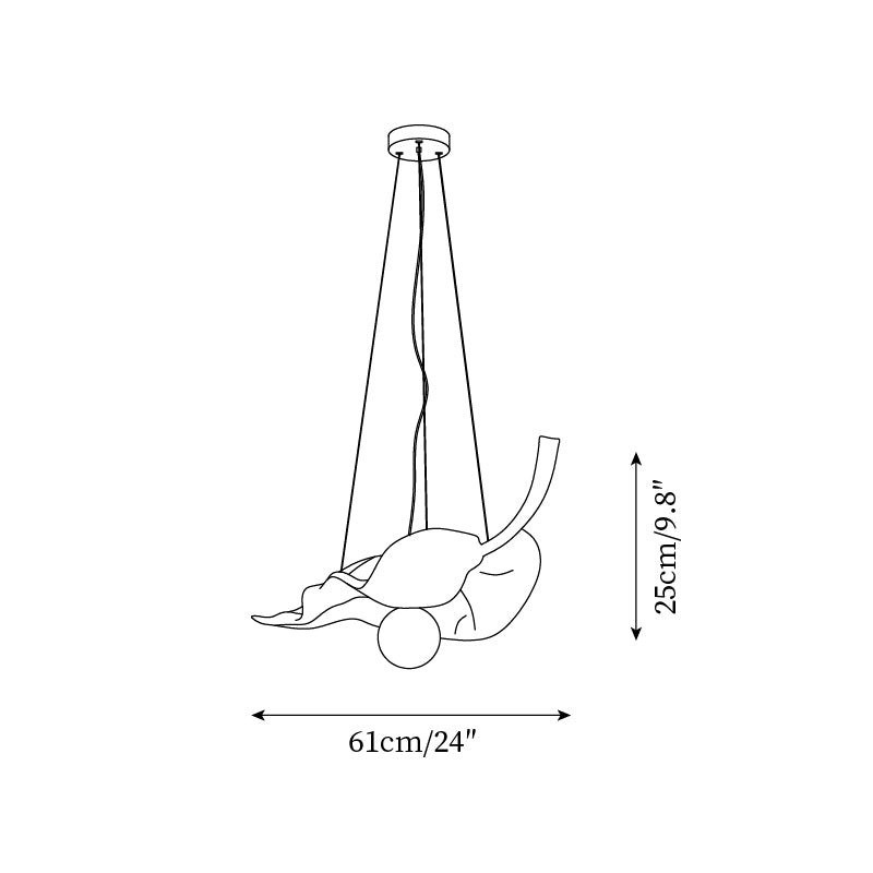 Esdoornblad Hanglamp KL383 Esdoornblad Hanglamp KL383