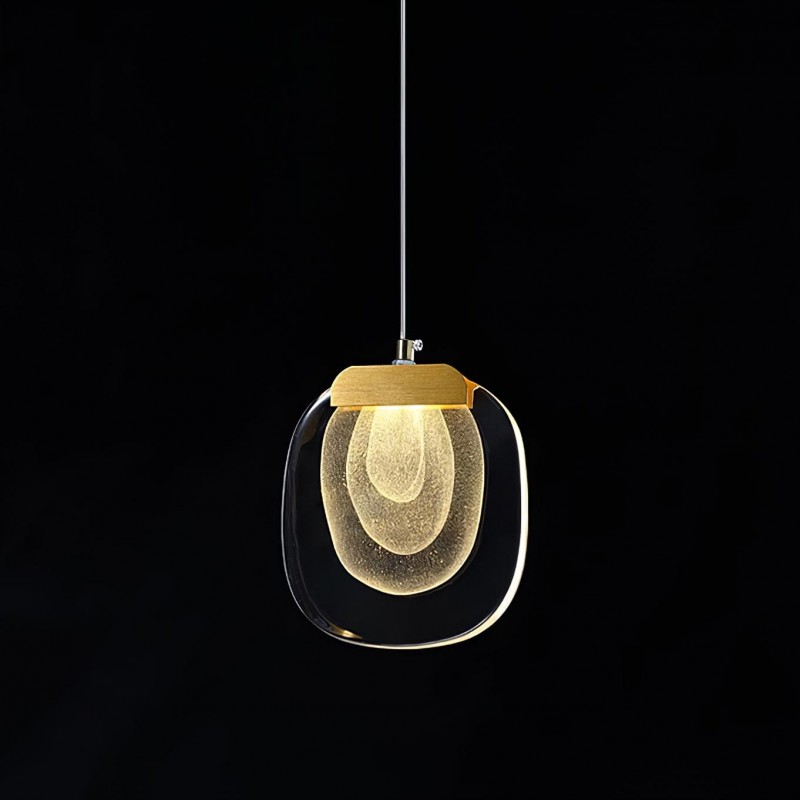 Lampada a sospensione in vetro...