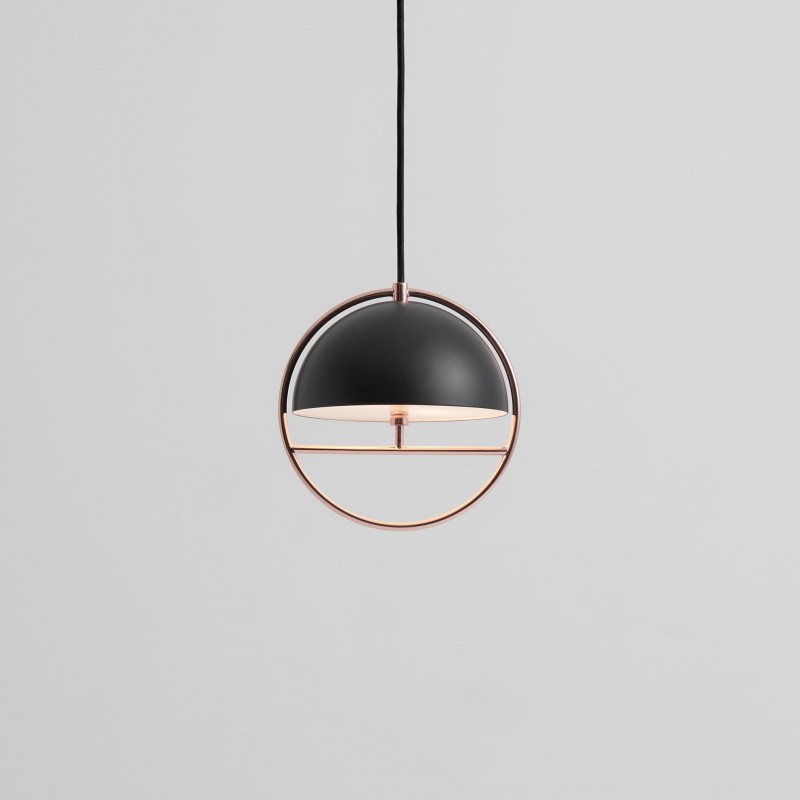 Lampada a sospensione in metallo con...