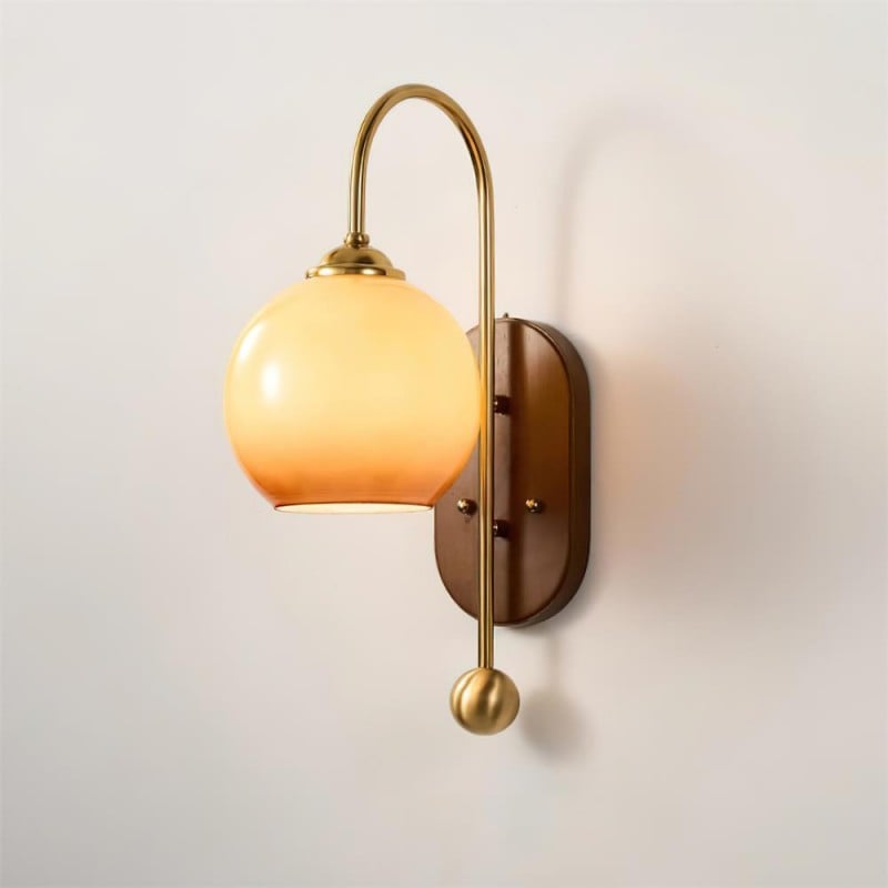 Amerikanische Retro-Wandlampe im...