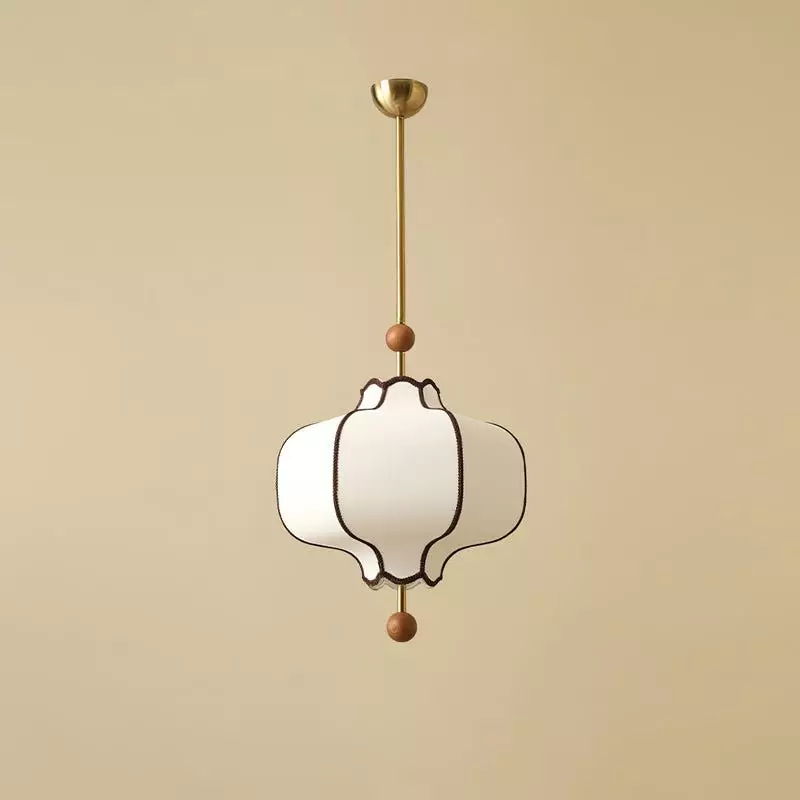 Vintage Textured Fabric Pendant Light...