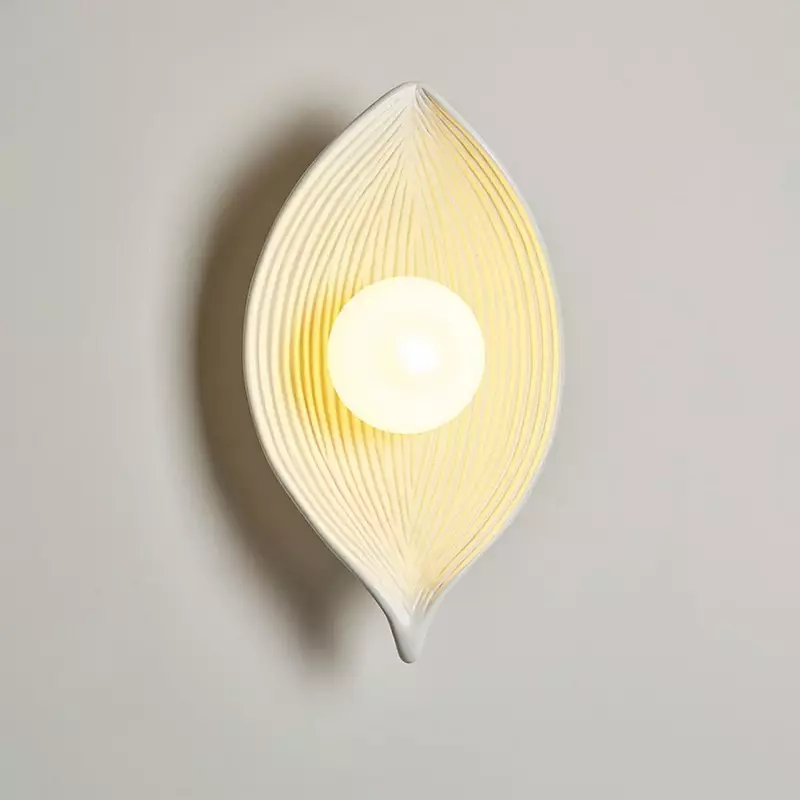 Aplique de pared con forma de canoa y...