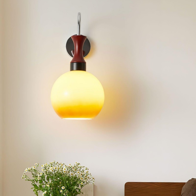 Spherical Yellow Wall Lamp KL547 Spherical Yellow Wall Lamp KL547