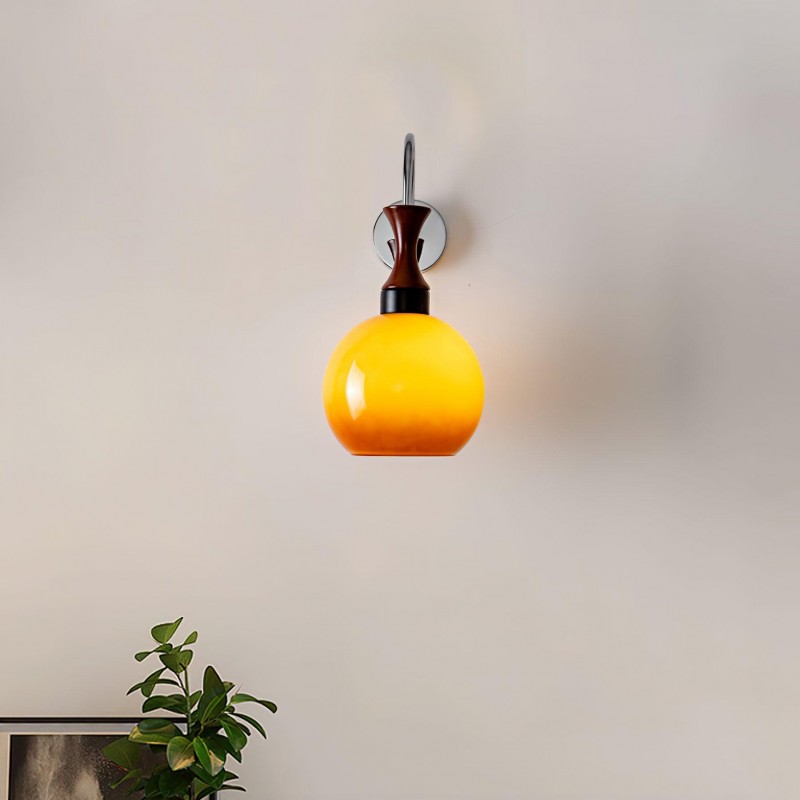 Spherical Yellow Wall Lamp KL547 Spherical Yellow Wall Lamp KL547