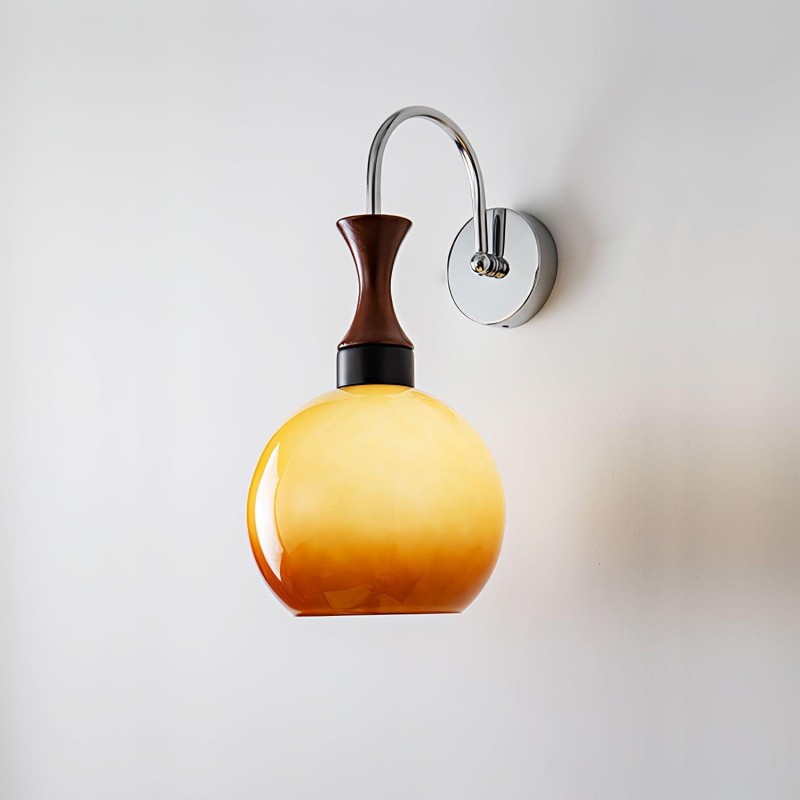 Spherical Yellow Wall Lamp KL547 Spherical Yellow Wall Lamp KL547
