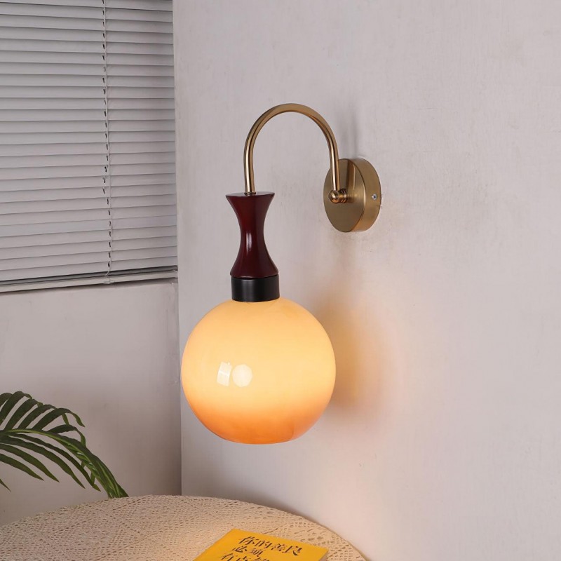 Spherical Yellow Wall Lamp KL547 Spherical Yellow Wall Lamp KL547