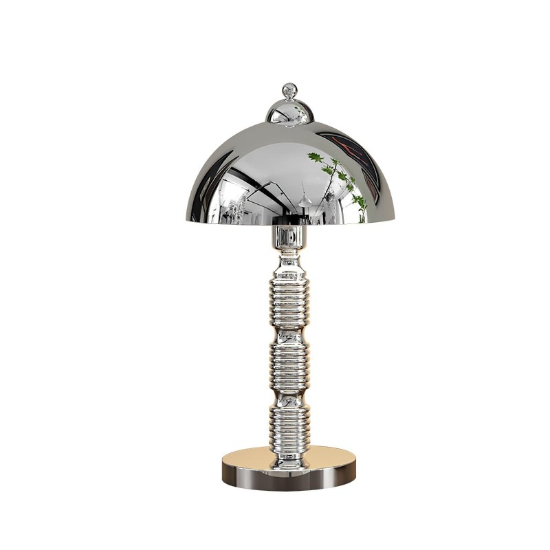 Nordic Iron Round Shade Pleated Base...