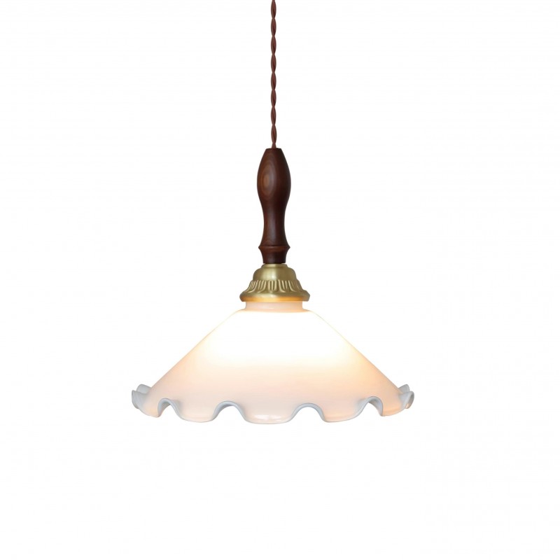 Melkachtige bloemen hanglamp KL491