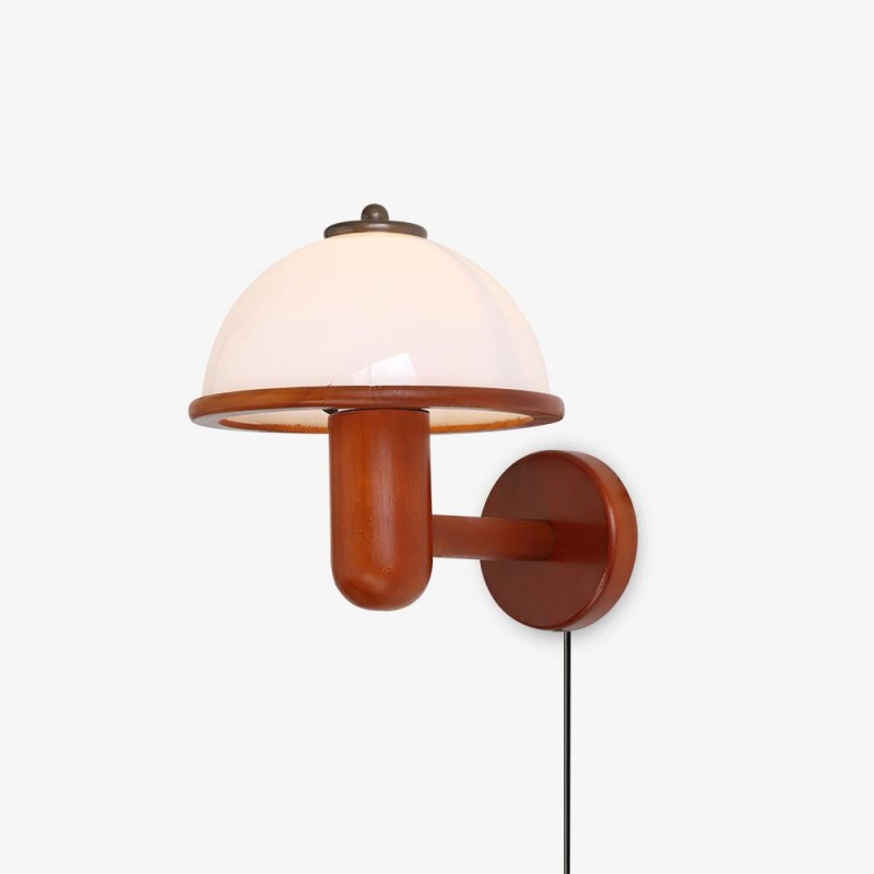 Applique murale en bois champignon KL520