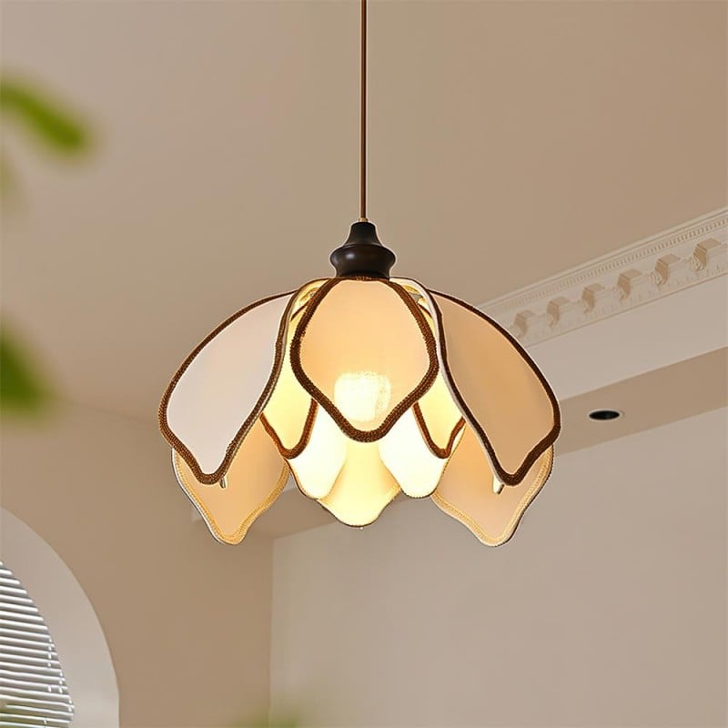 Lampada a sospensione vintage Cream...