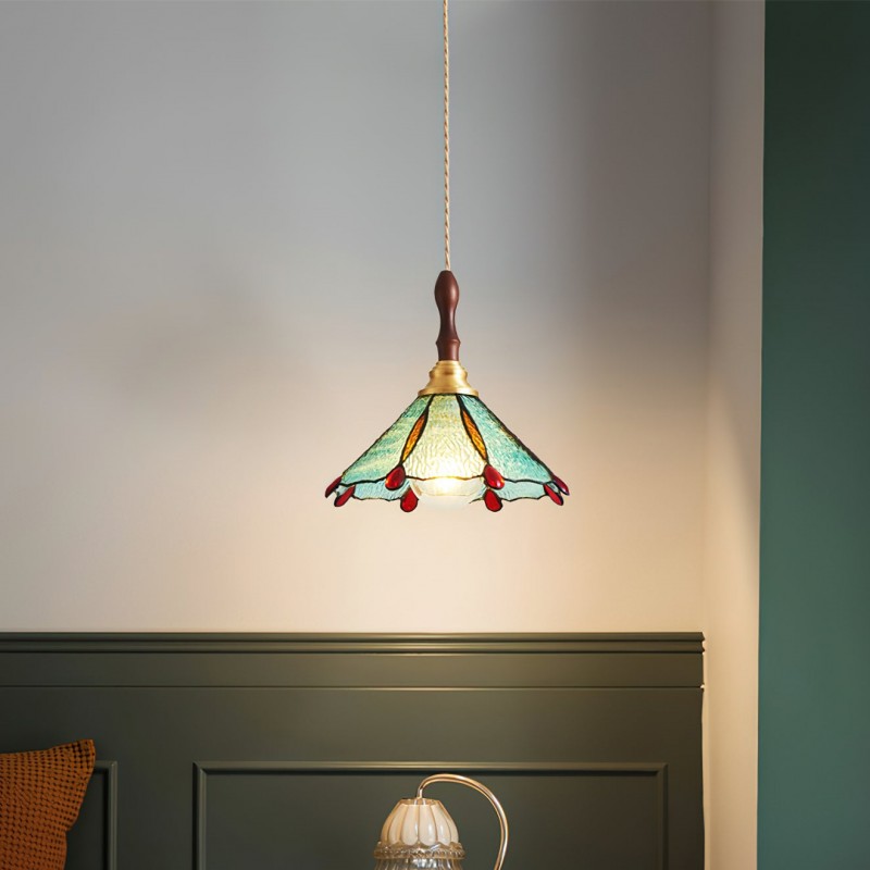 Vintage Tiffany Stanied glazen... Vintage Tiffany Stanied glazen...