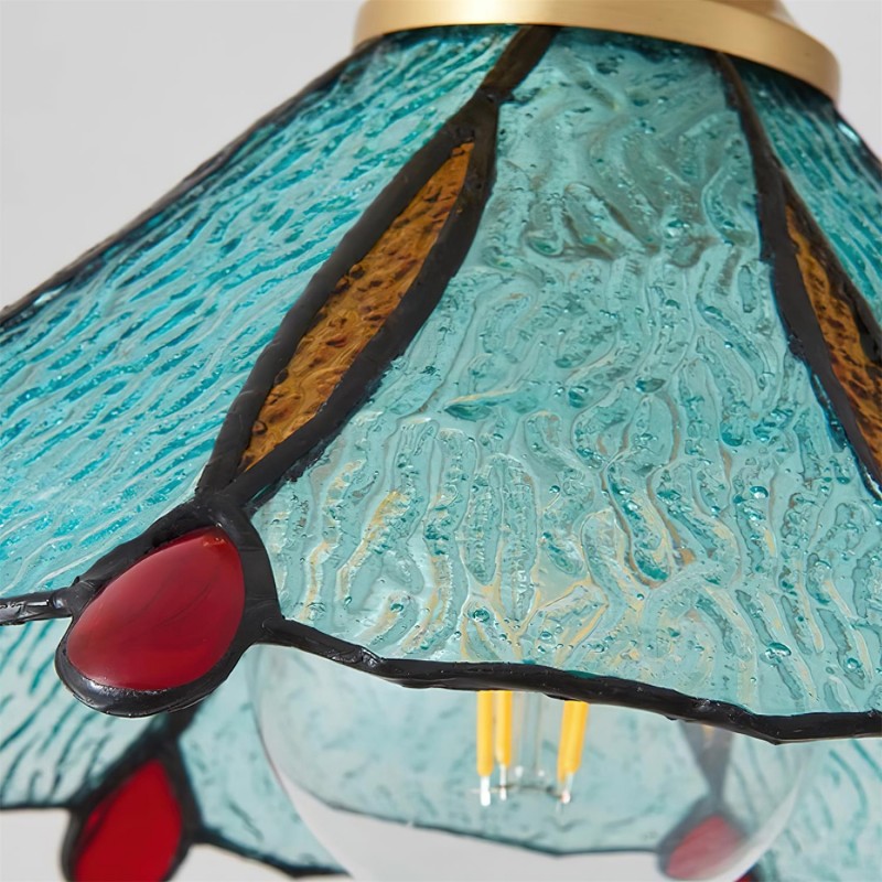 Vintage Tiffany Stanied glazen... Vintage Tiffany Stanied glazen...