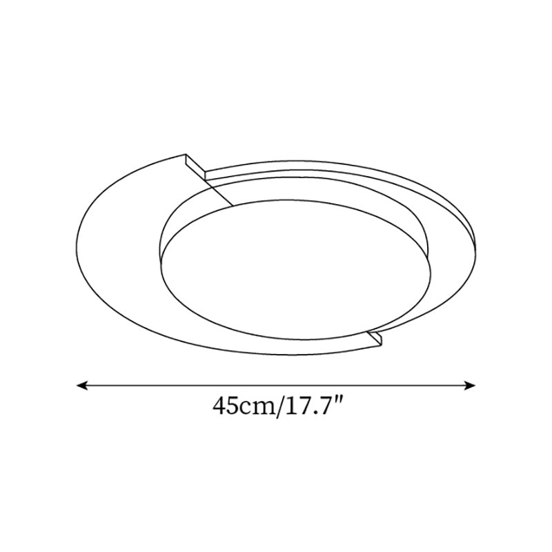 Red And White Round Ceiling Light KL638 Red And White Round Ceiling Light KL638