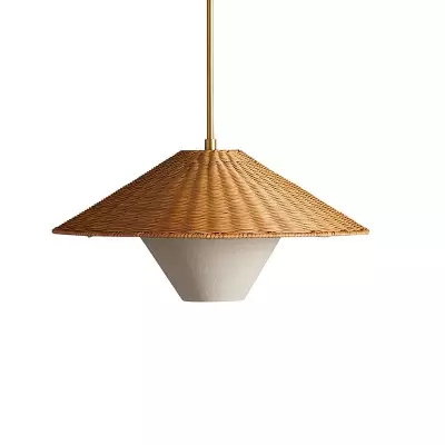 Rattanhut Pendelleuchte...