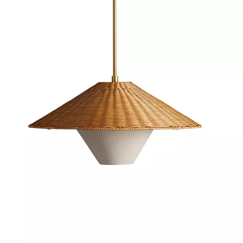 Lampada a sospensione in rattan...