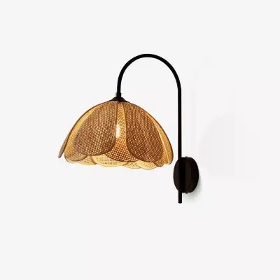 Lampada da parete Rattan...