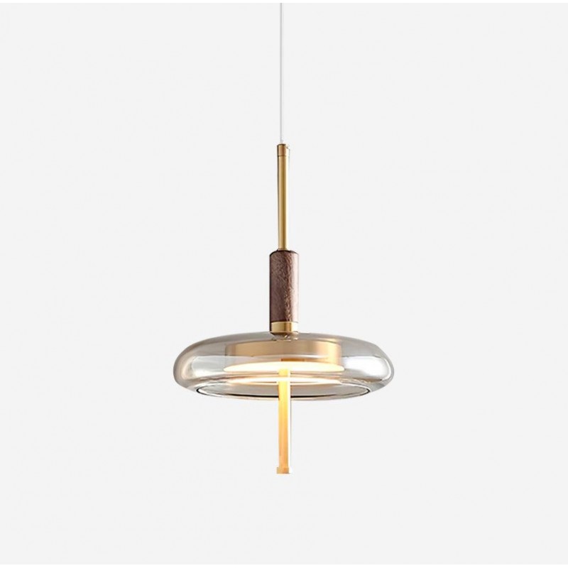 Lampe à suspension en verre créative...
