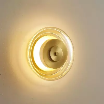 Lampada da parete in vetro...